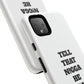 Tough Cases: Bold Quote Phone Case for Confident Individuals
