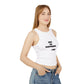 Womens Micro Rib Racer Tank Top - Not Ur Babymama Toxic Tee