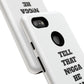 Tough Cases: Bold Quote Phone Case for Confident Individuals