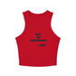 Womens Micro Rib Racer Tank Top - Not Ur Babymama Toxic Tee