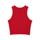 Womens Micro Rib Racer Tank Top - Not Ur Babymama Toxic Tee
