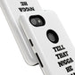 Tough Cases: Bold Quote Phone Case for Confident Individuals