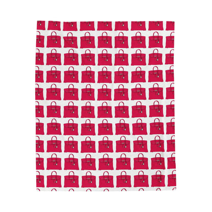 Velveteen Material Girl Plush Blanket