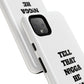 Tough Cases: Bold Quote Phone Case for Confident Individuals
