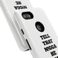 Tough Cases: Bold Quote Phone Case for Confident Individuals