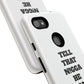 Tough Cases: Bold Quote Phone Case for Confident Individuals