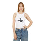 Womens Micro Rib Racer Tank Top - Not Ur Babymama Toxic Tee
